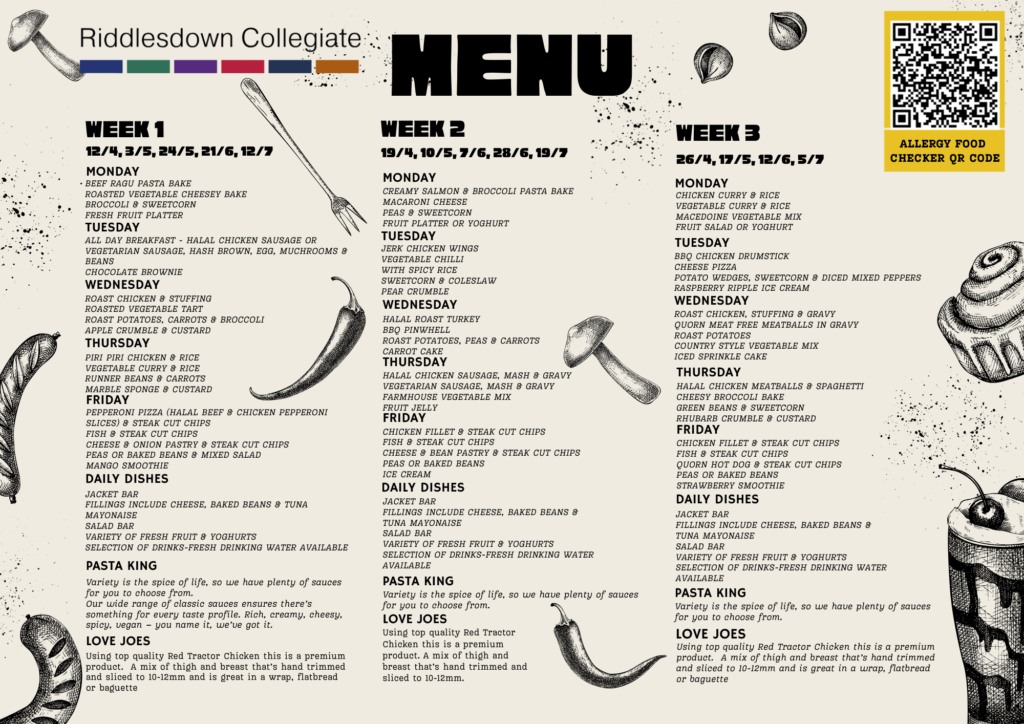 Example Summer Menu